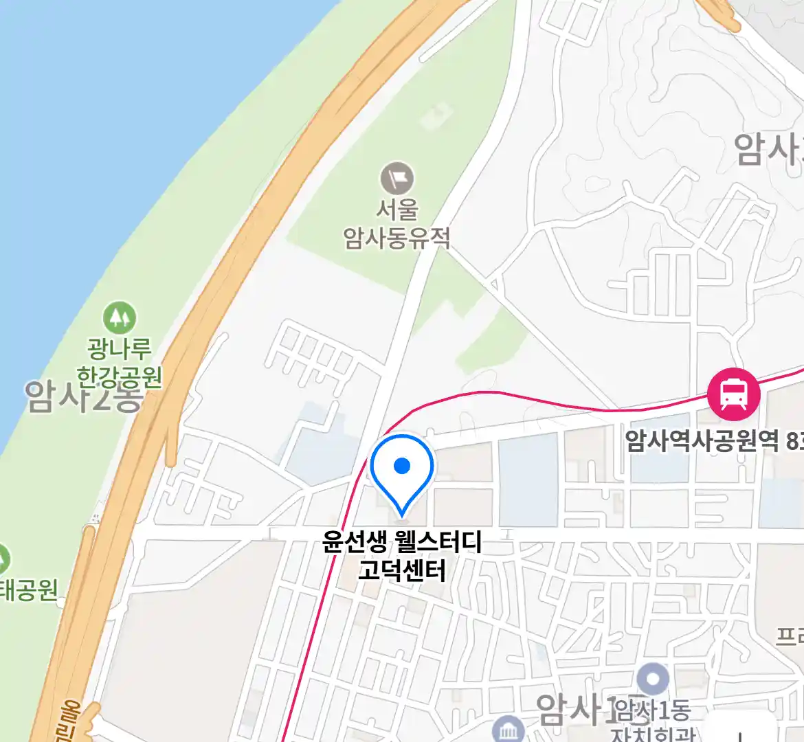 윤선생 웰스터디 고덕센터 위치