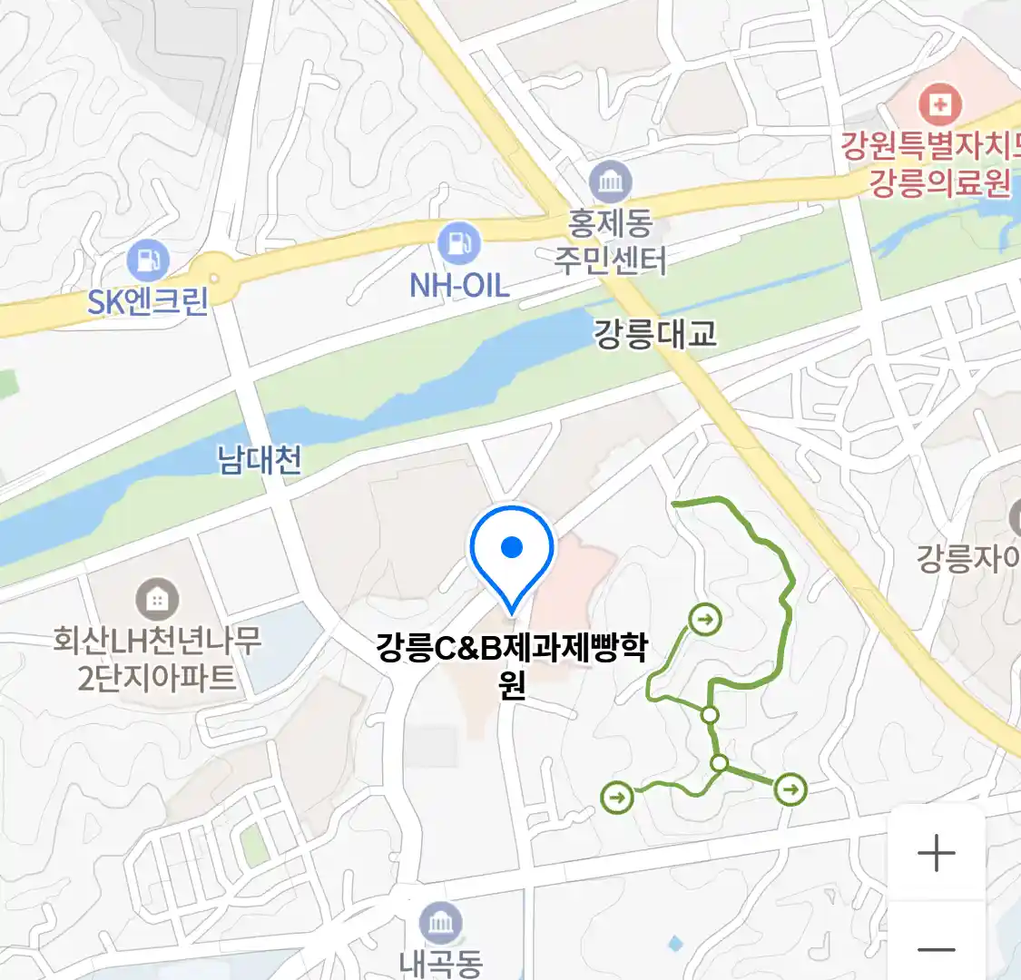 강릉C&B제과제빵학원 위치