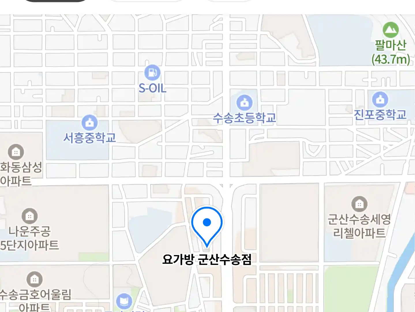 요가방 군산수송점 위치