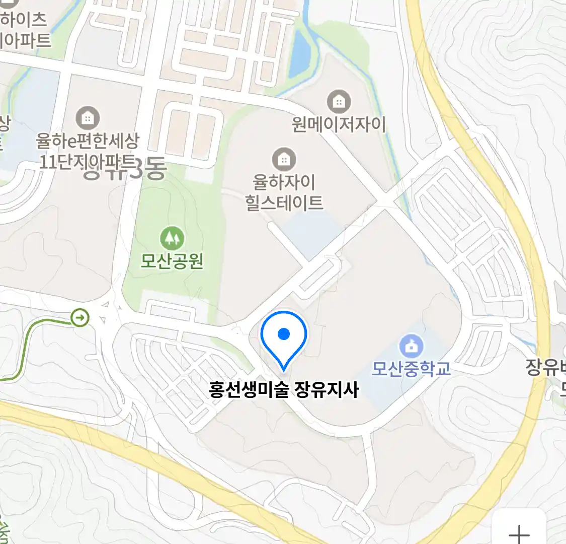 홍선생미술 장유지사 위치