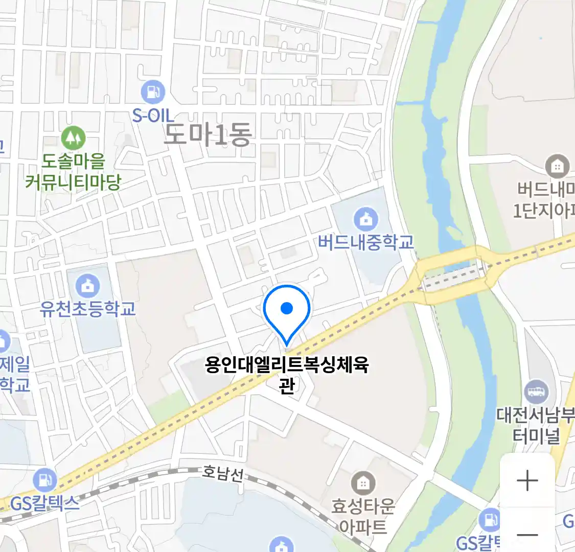 용인대엘리트복싱체육관 위치