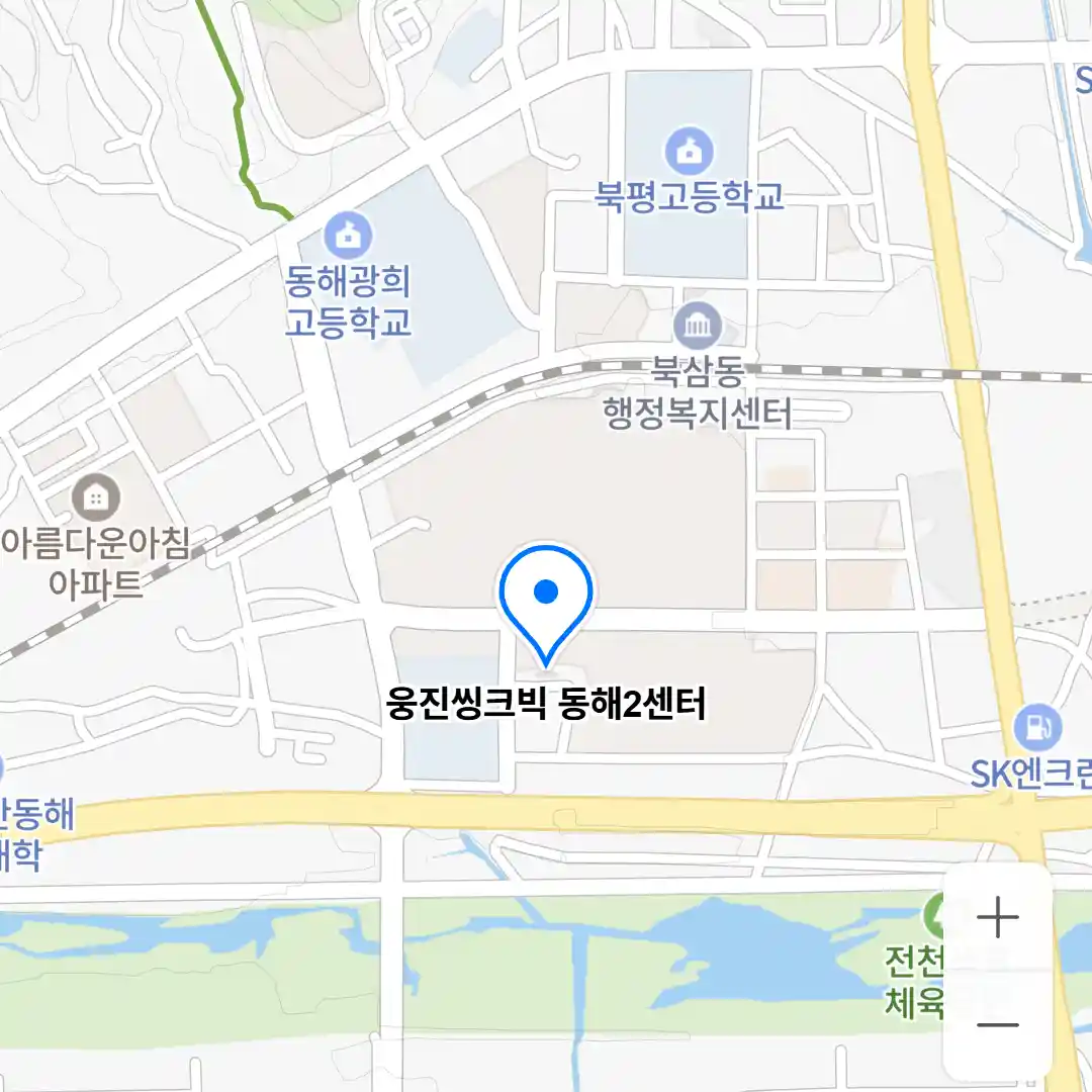웅진씽크빅 동해2센터 위치
