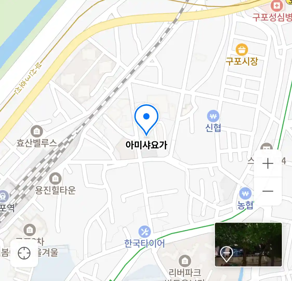 아미샤요가 위치