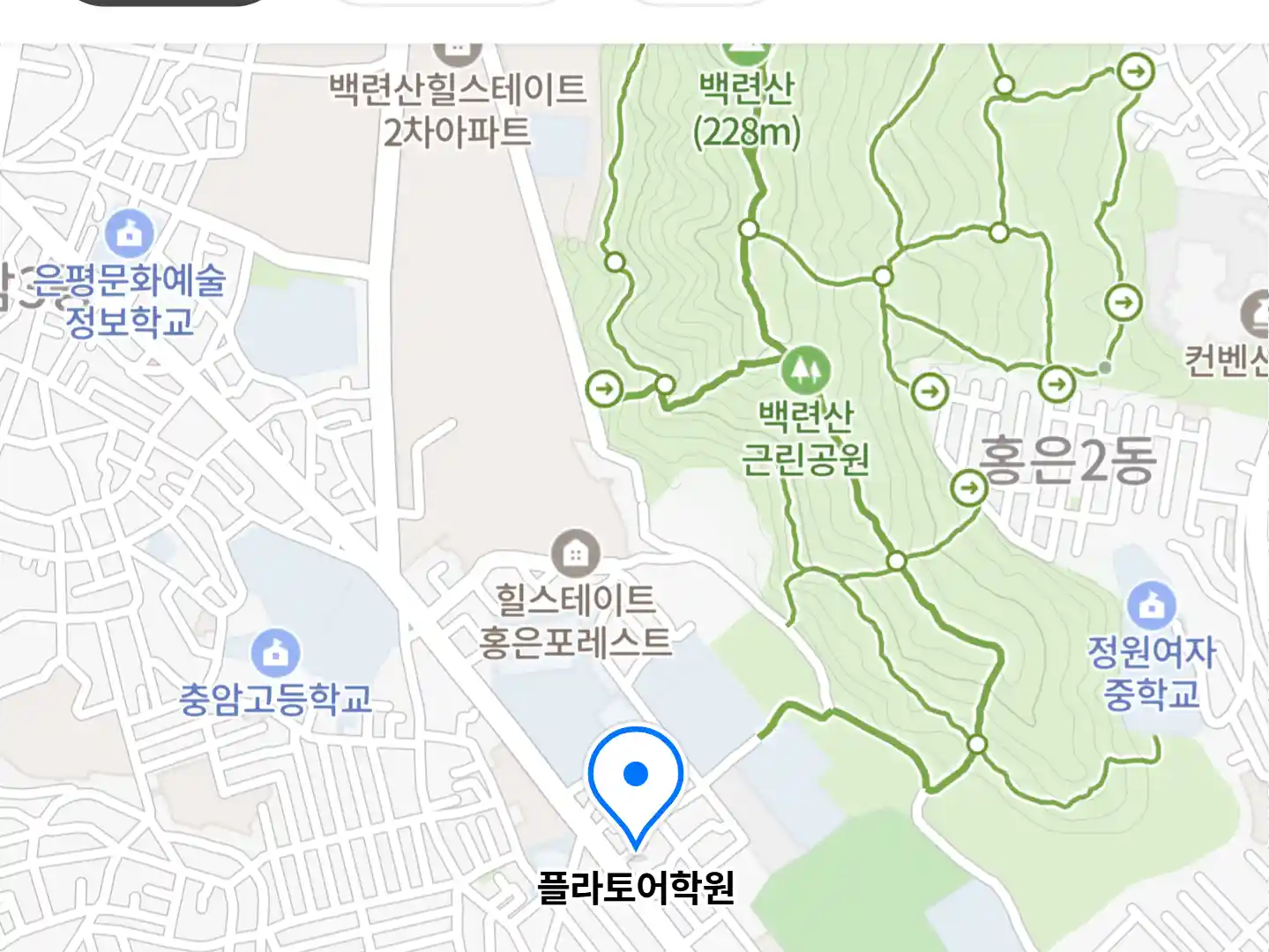 플라토어학원 위치