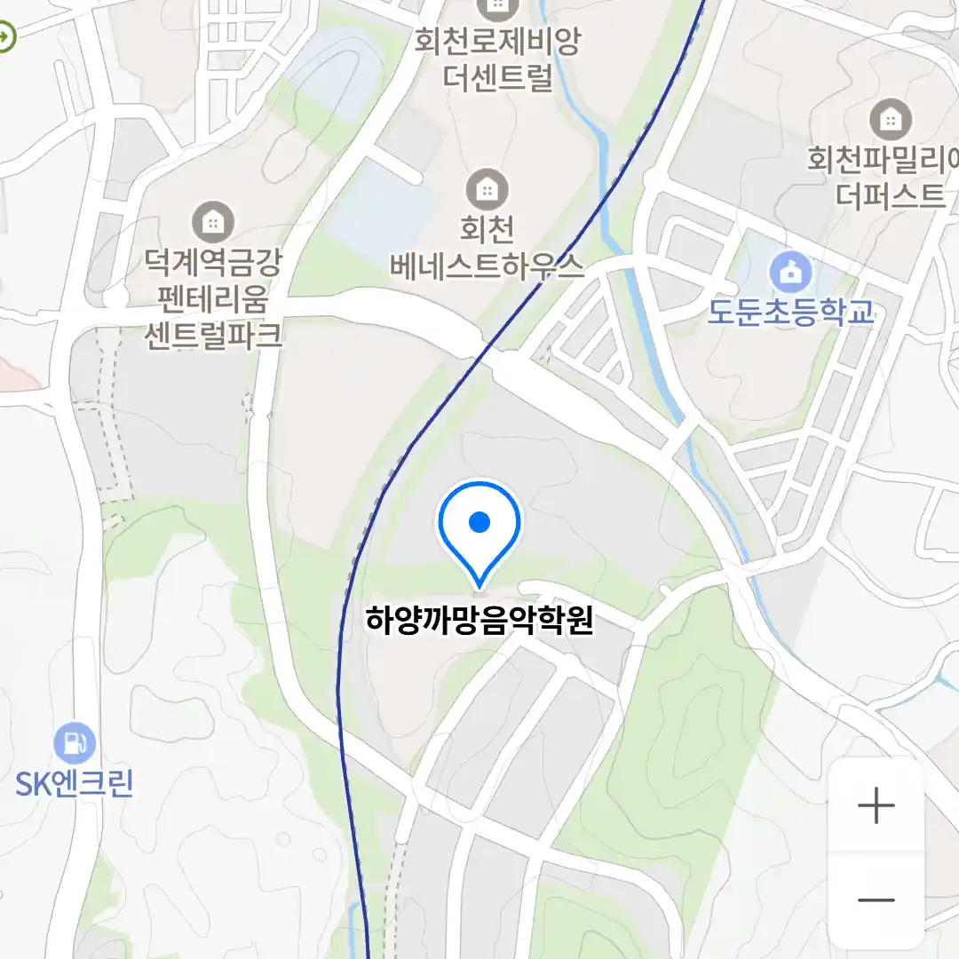 하양까망음악학원 위치