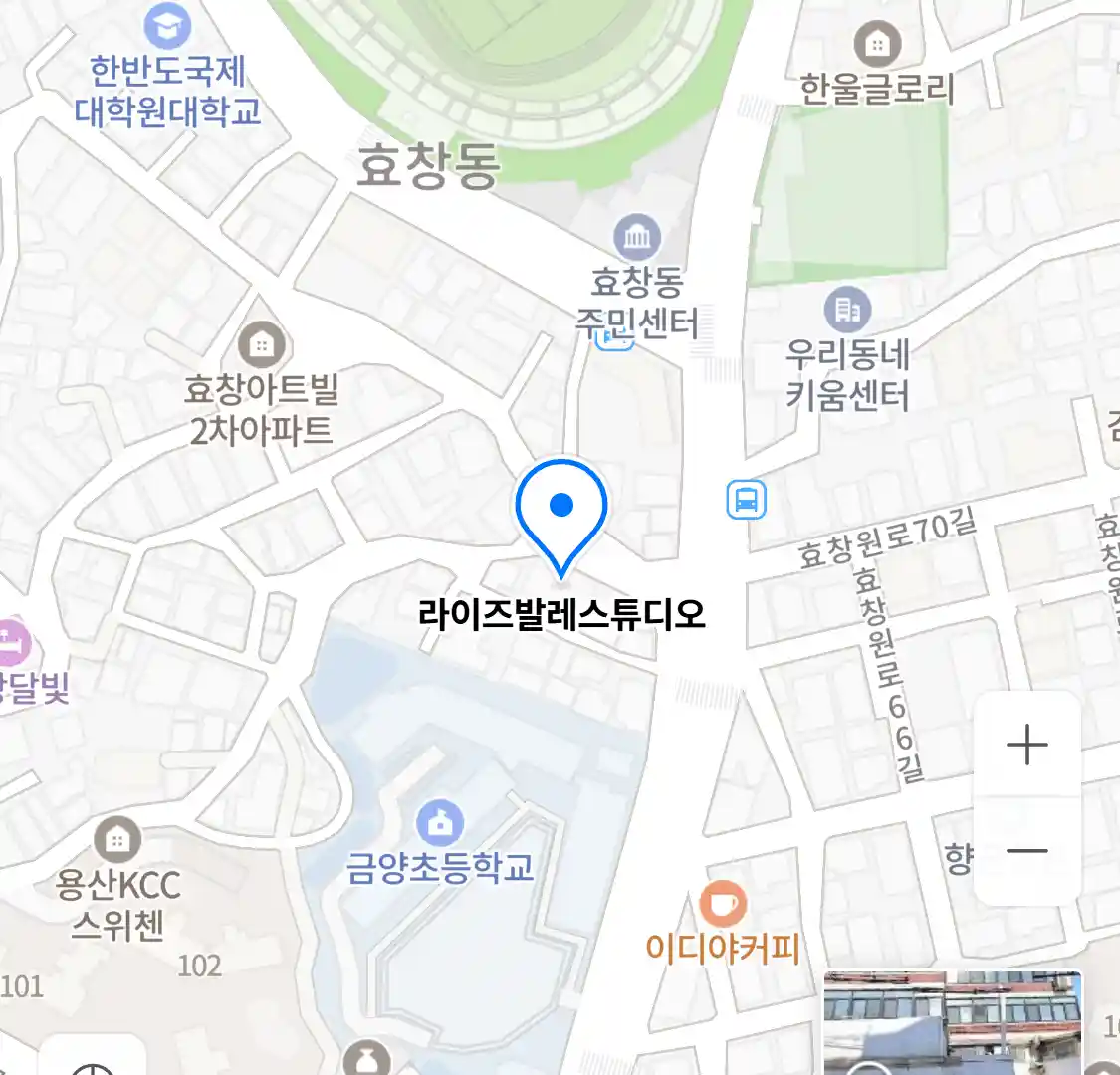 라이즈발레스튜디오 위치