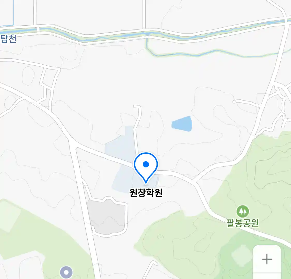 원창학원 지도