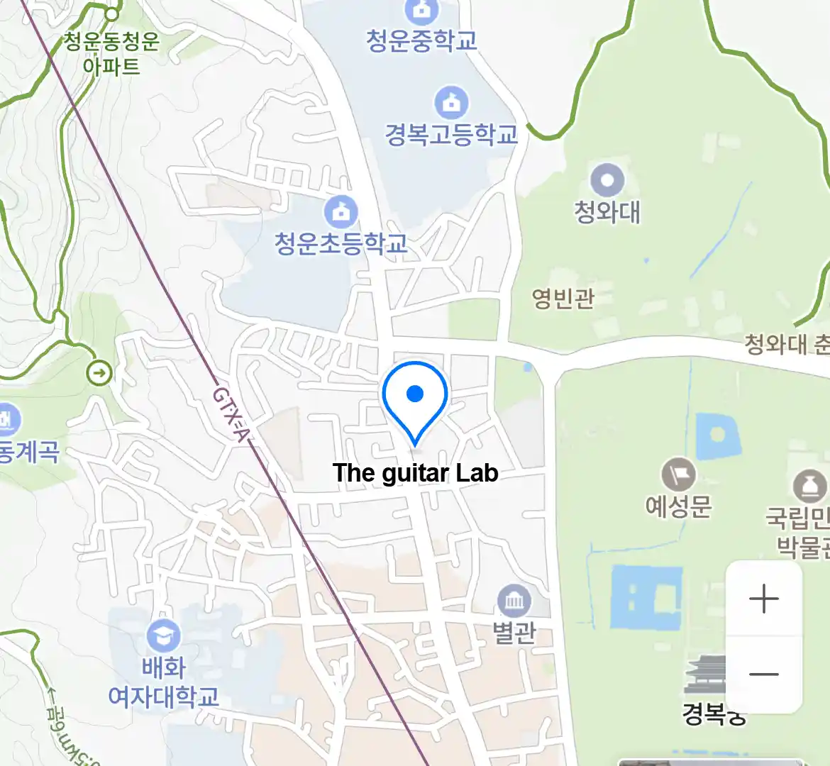 The guitar Lab 위치