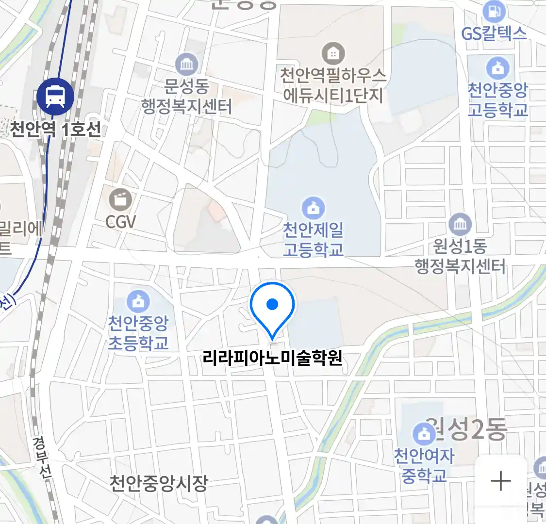 리라피아노미술학원 위치
