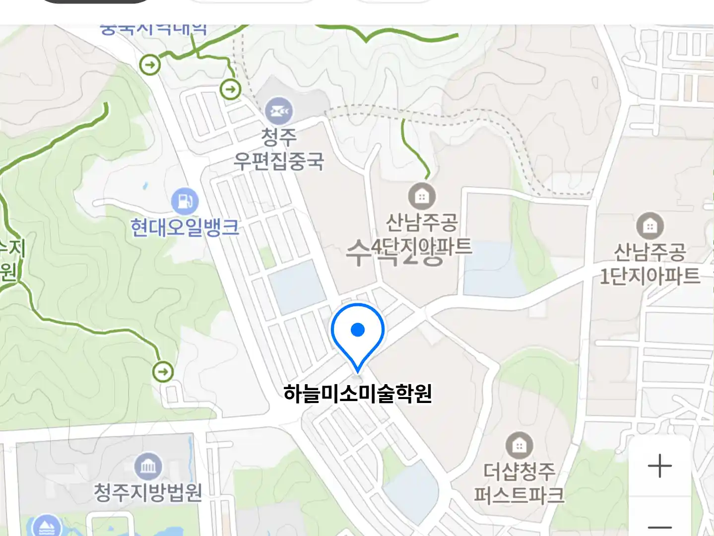 하늘미소미술학원 위치