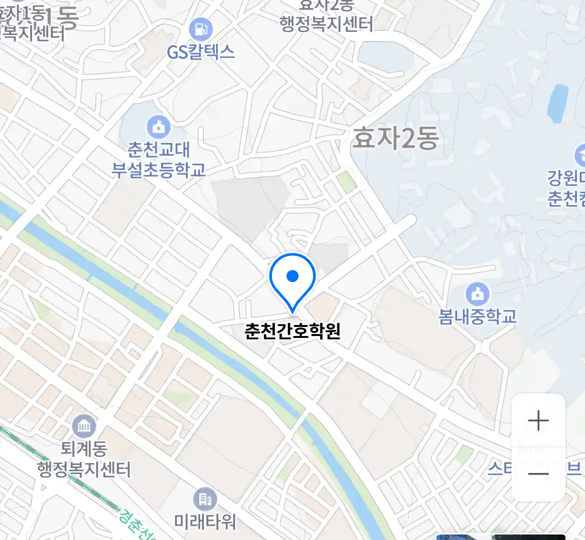 춘천간호학원 위치