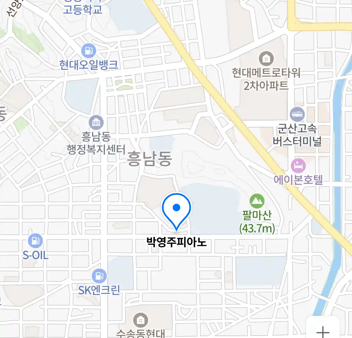 박영주피아노 위치