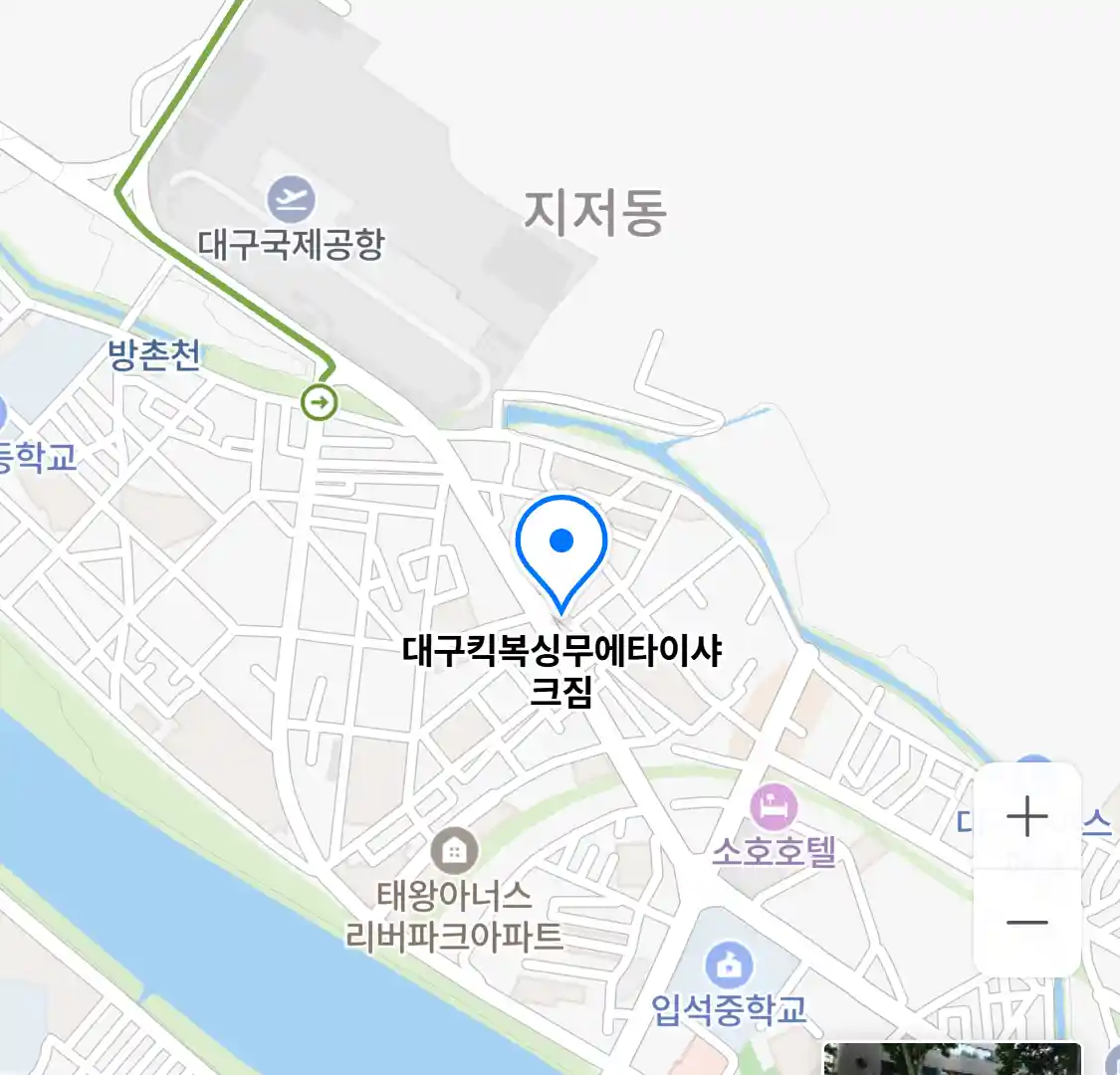대구킥복싱무에타이샤크짐 위치