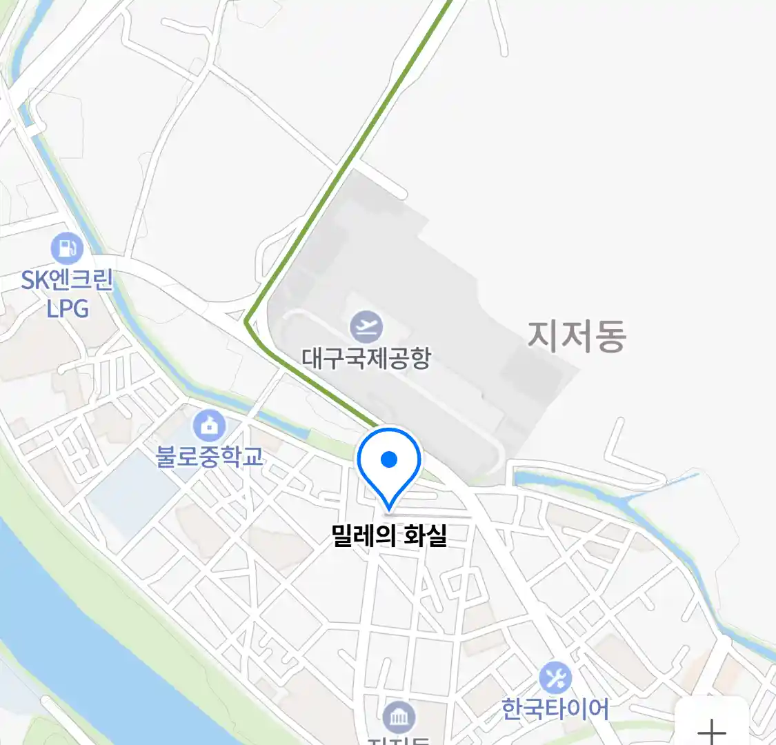 밀레의 화실 위치