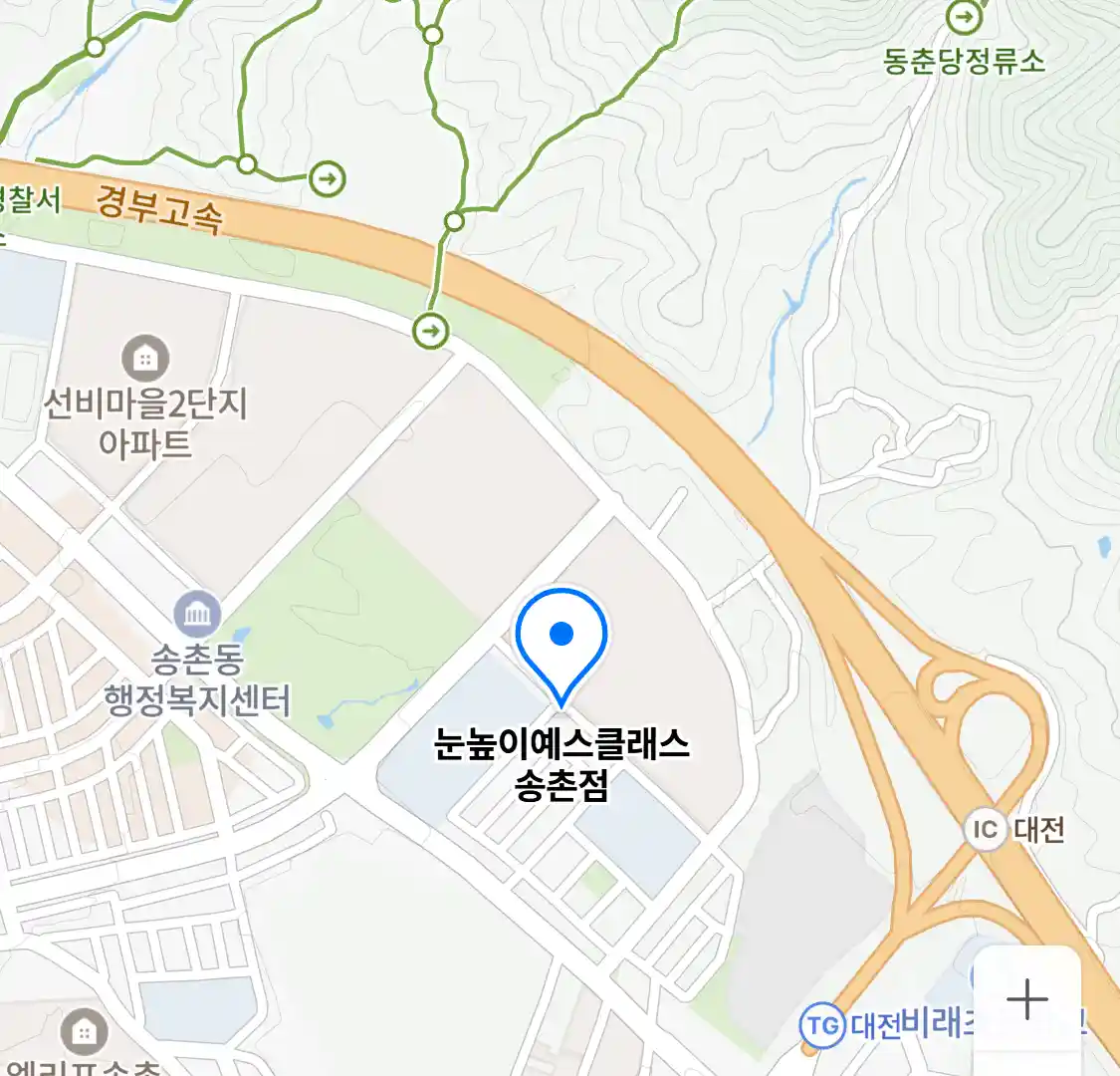 눈높이예스클래스 송촌점 위치