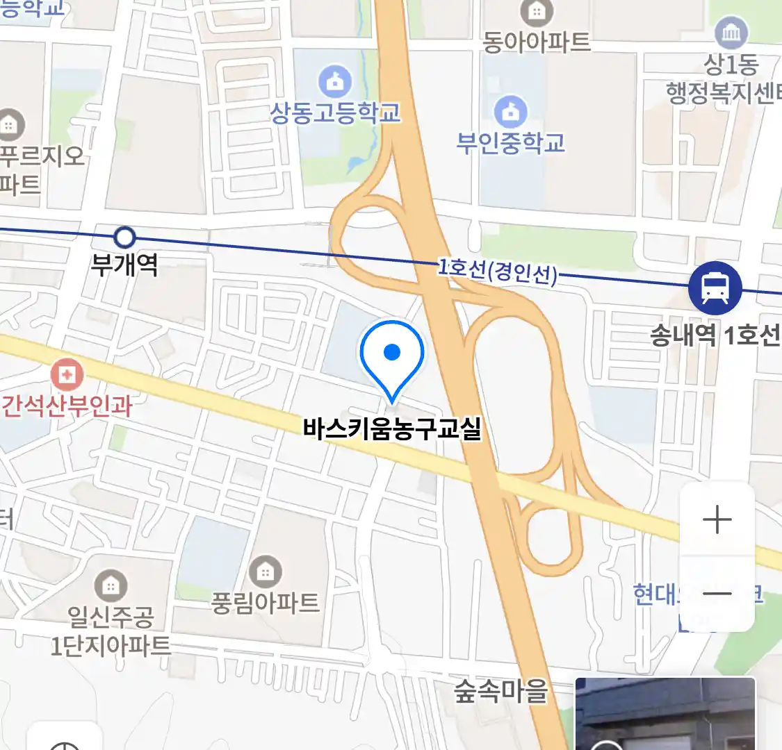 바스키움농구교실 위치
