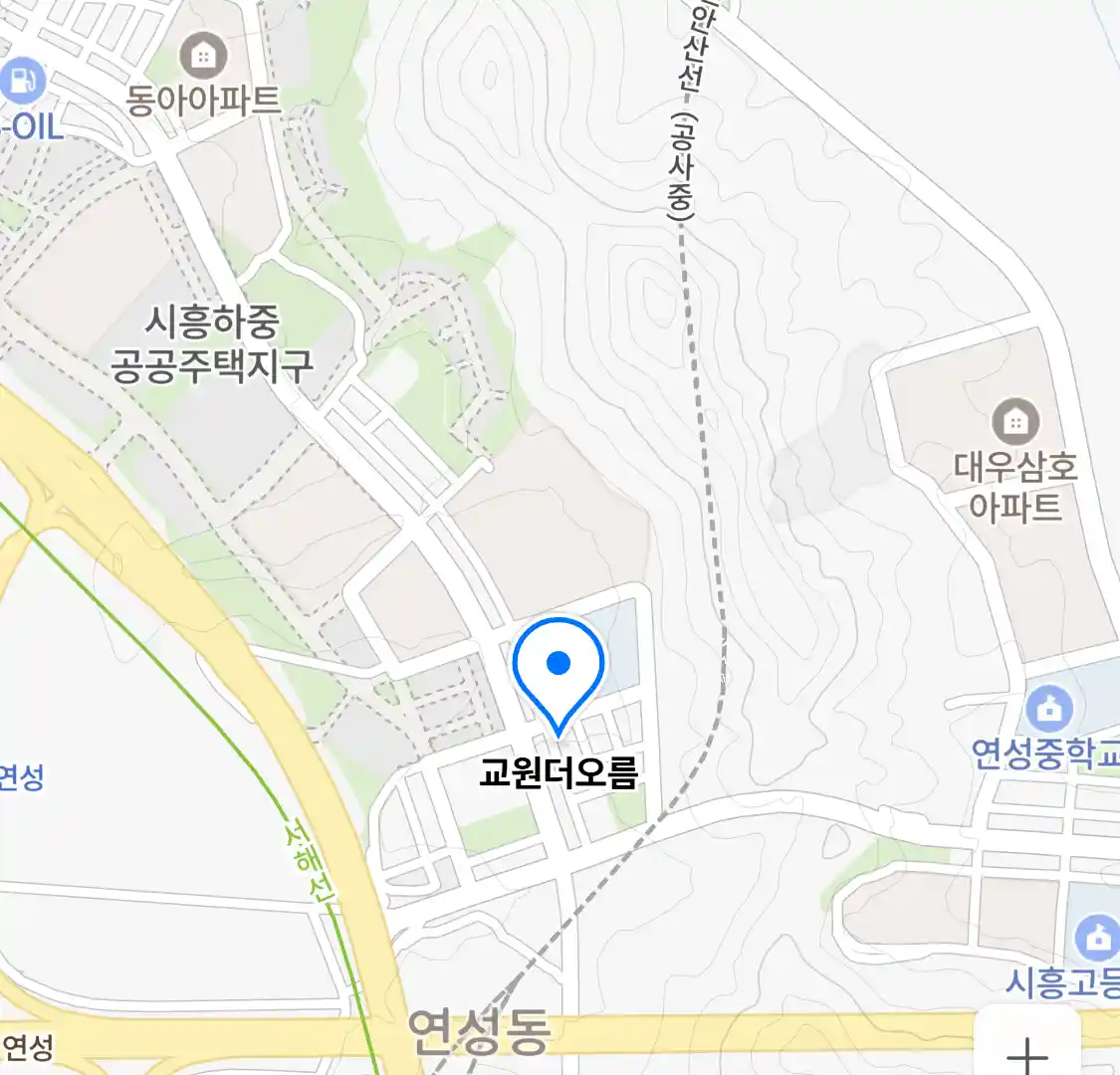 교원더오름 위치