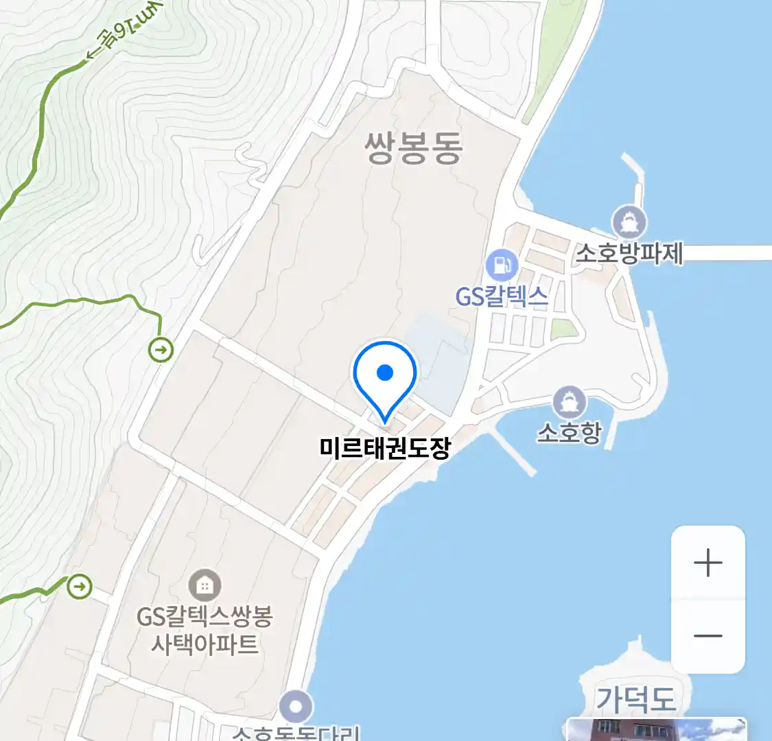 미르태권도장 위치