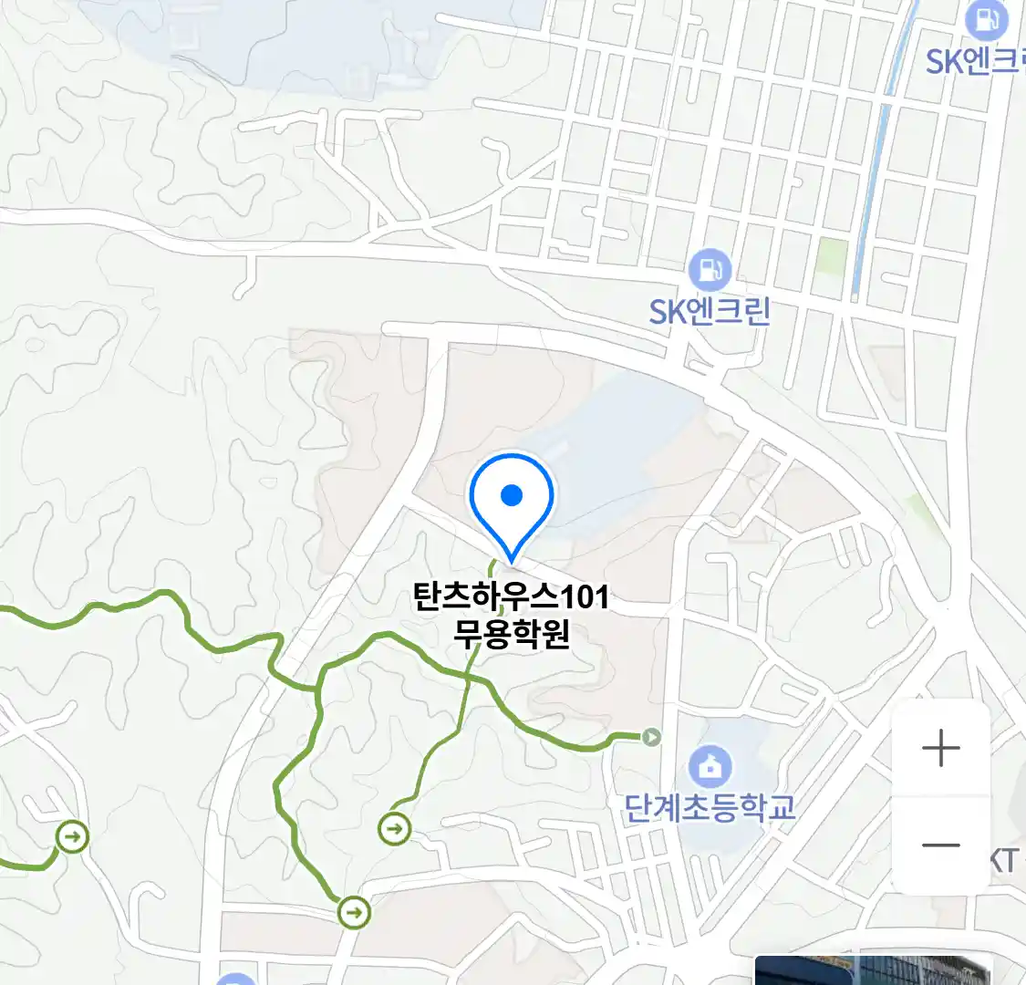 탄츠하우스101 무용학원 위치