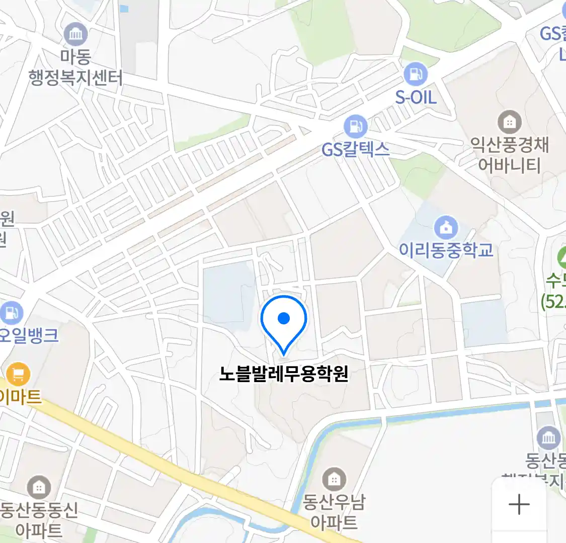 노블발레무용학원 위치