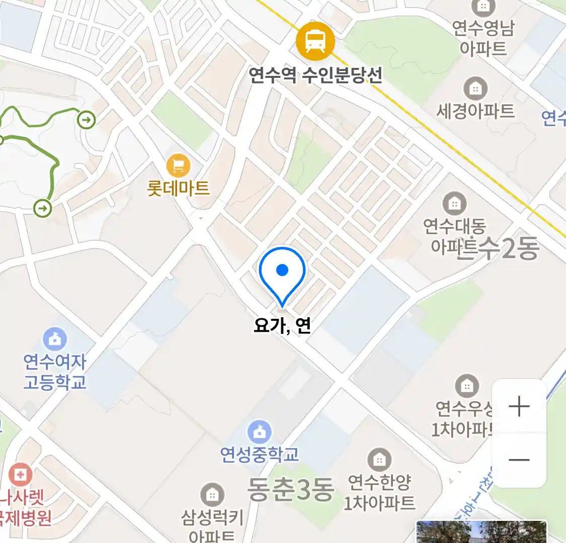 요가, 연 위치