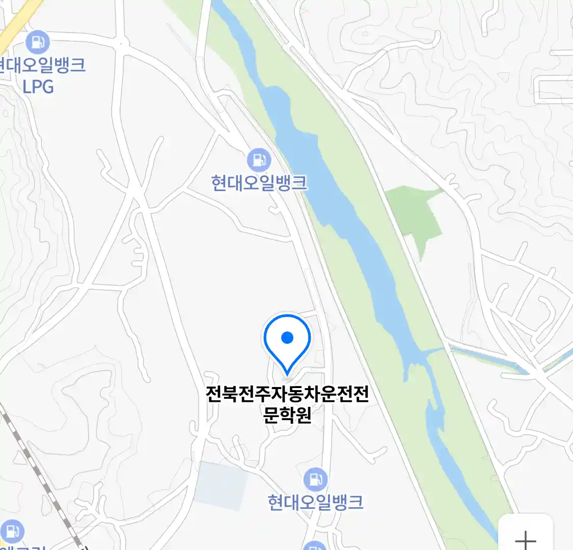 전북전주자동차운전전문학원 위치