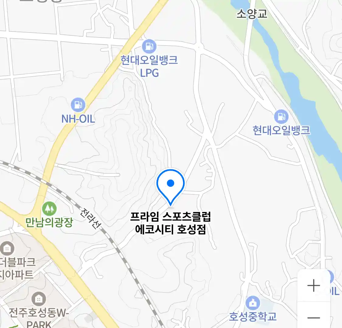 프라임 스포츠클럽 에코시티 호성점 위치