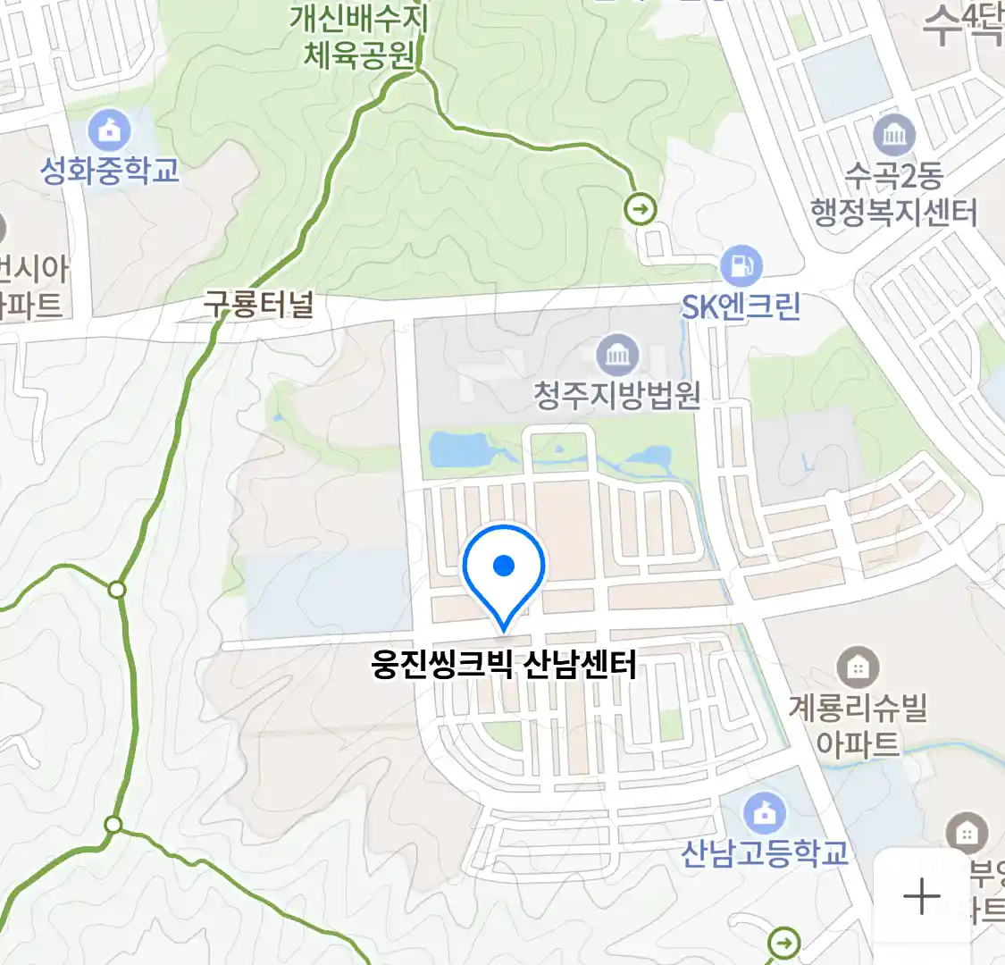 웅진씽크빅 산남센터 위치