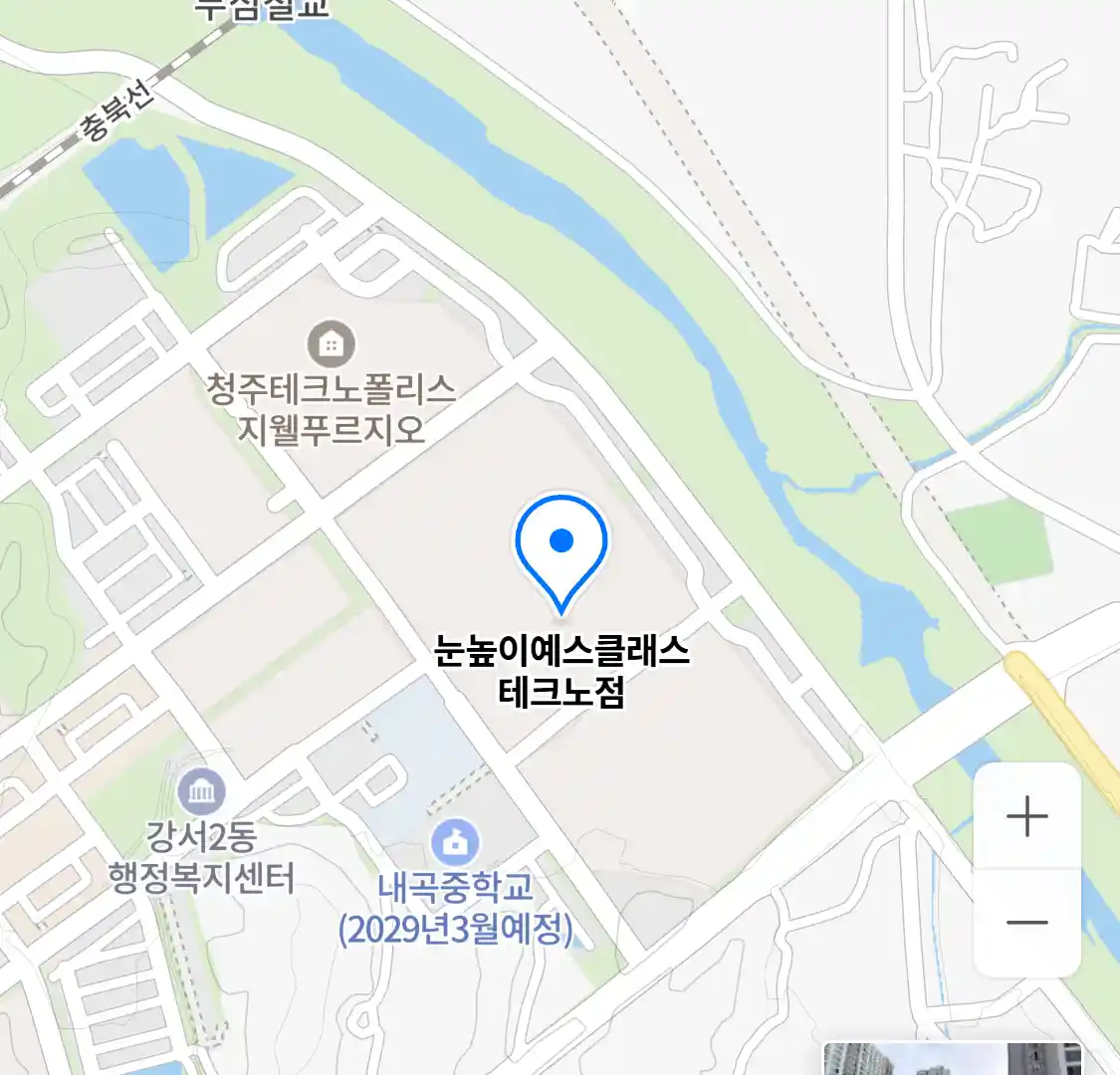 눈높이예스클래스 테크노점 위치