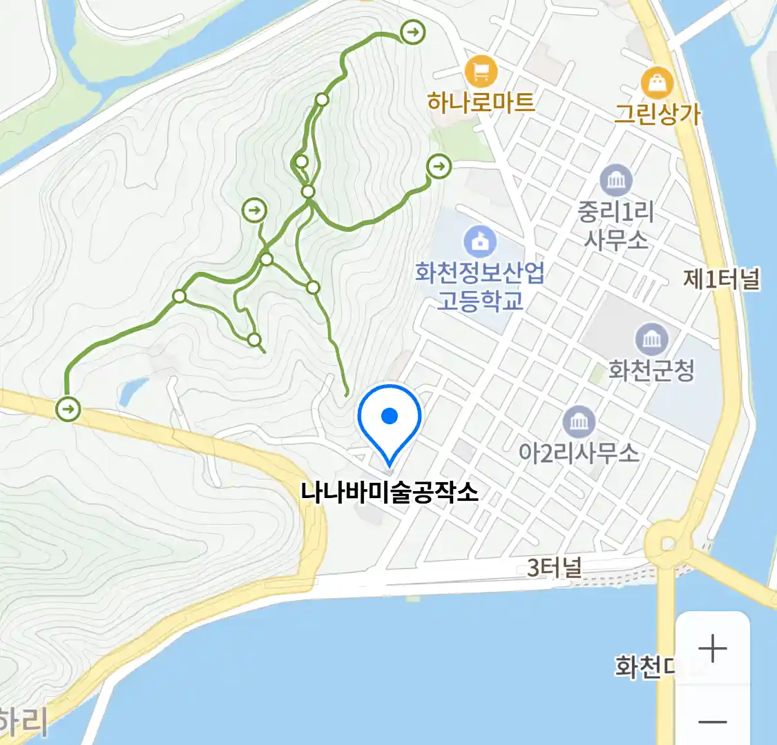 나나바미술공작소 위치