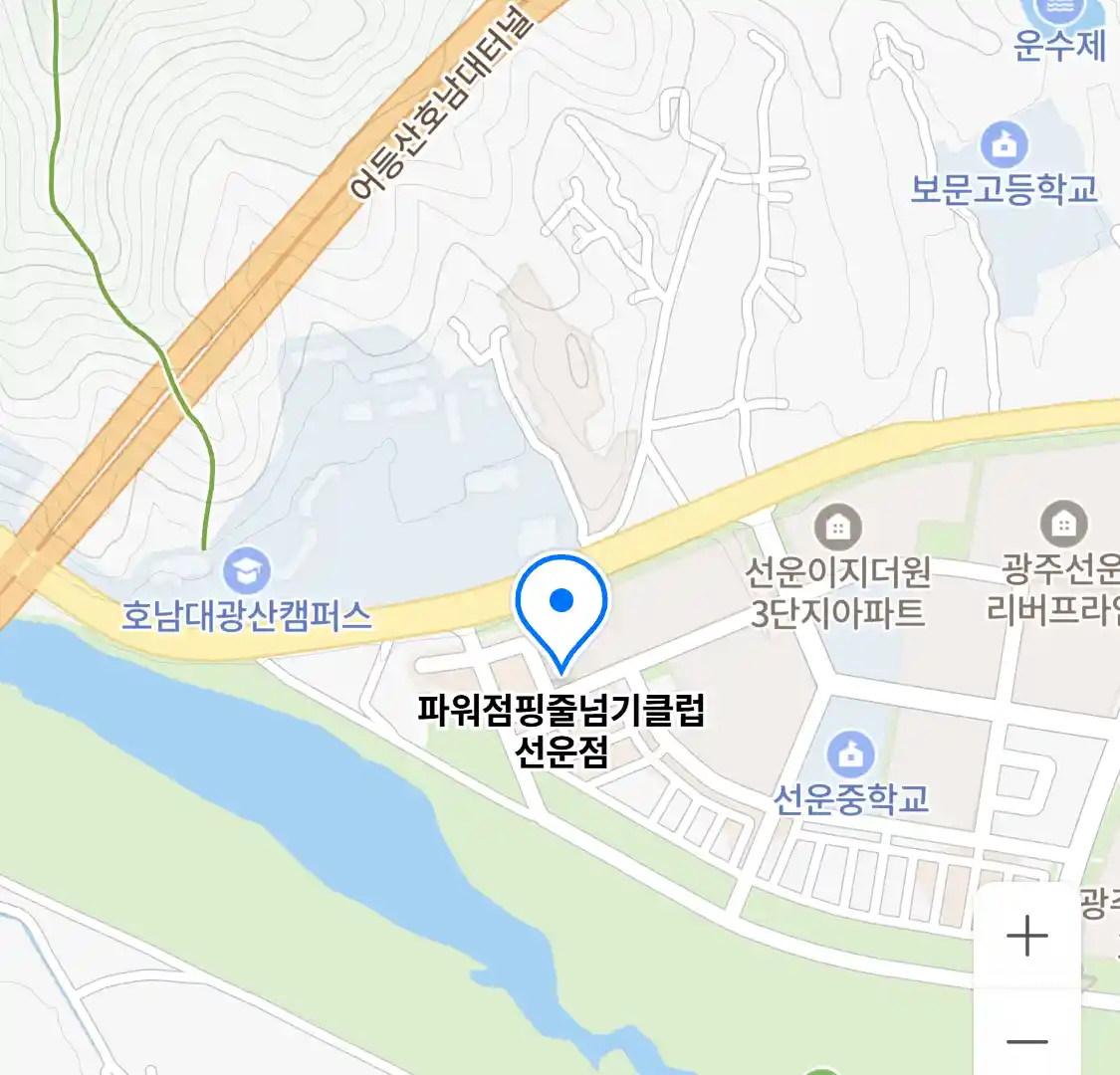 파워점핑줄넘기클럽 선운점 위치