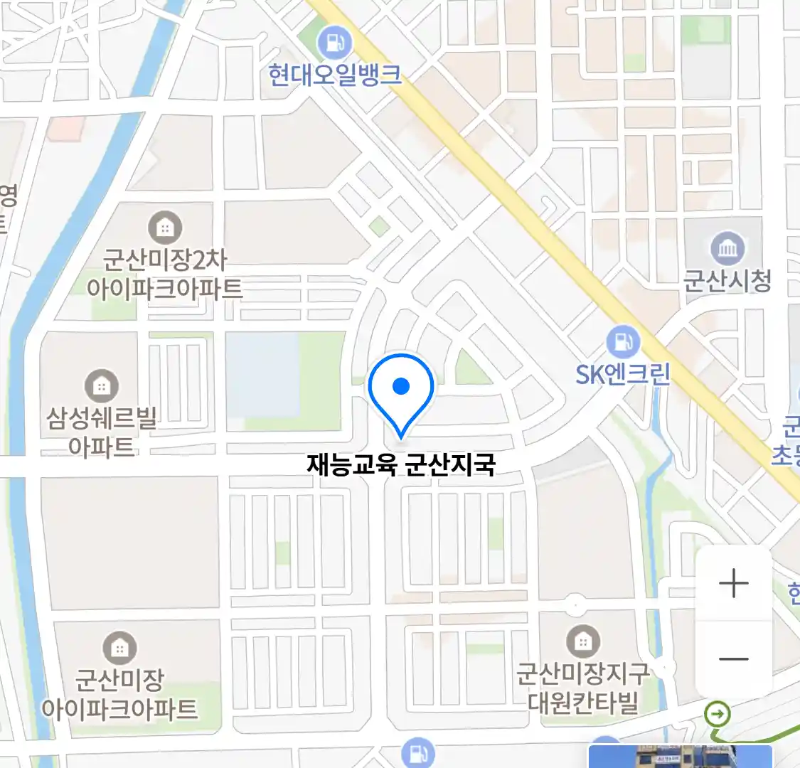 재능교육 군산지국 위치