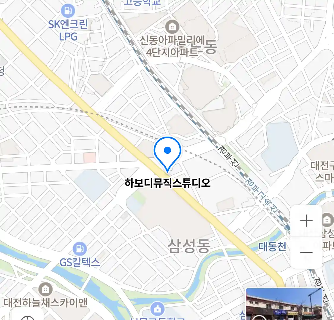 하보디뮤직스튜디오 위치