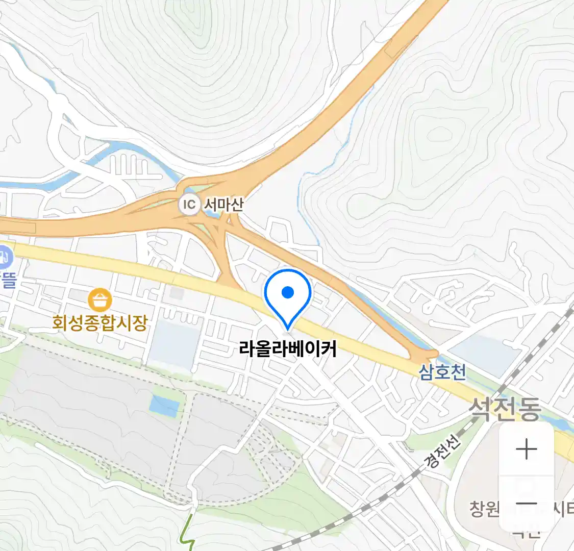라올라베이커 위치