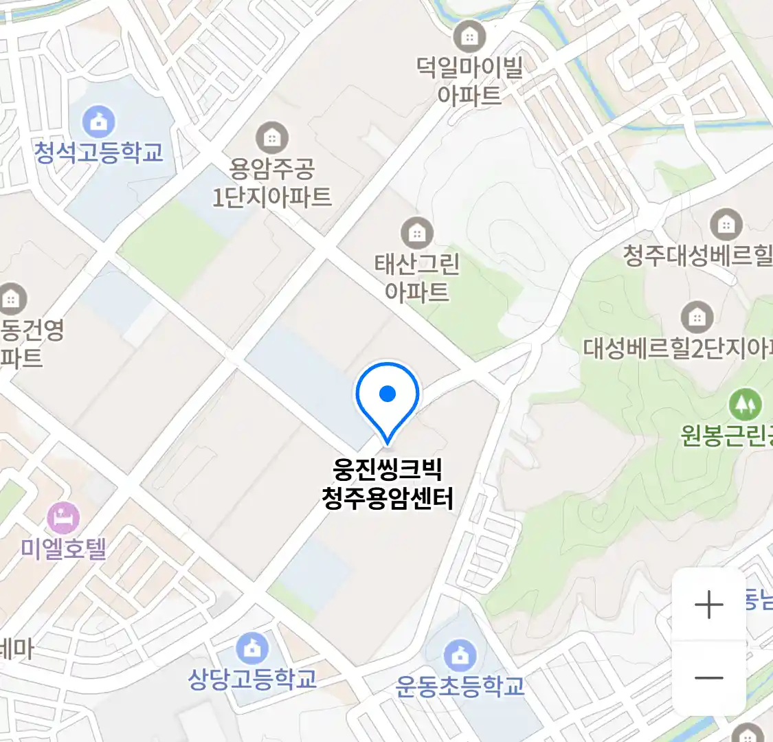 웅진씽크빅 청주용암센터 위치