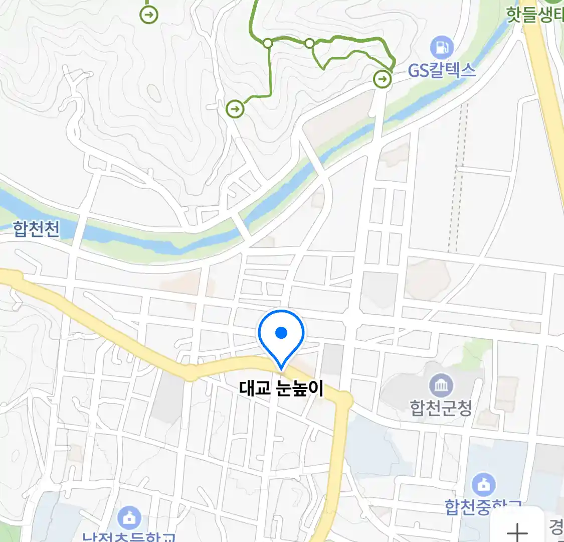 대교 눈높이 위치